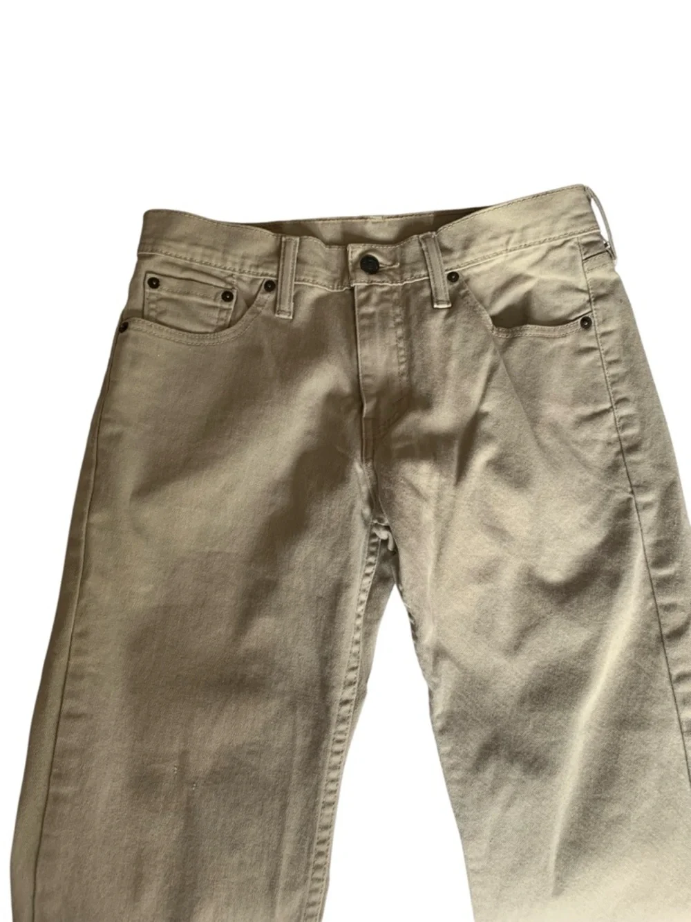 LEVI’S 511 Slim Fit Mens Beige Jeans Size 30” Waist X 30” Inseam